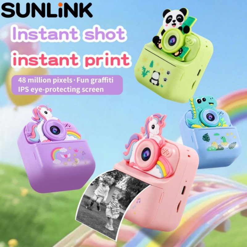 Photo Printer - Fotocamera istantanea per bambini con stampante