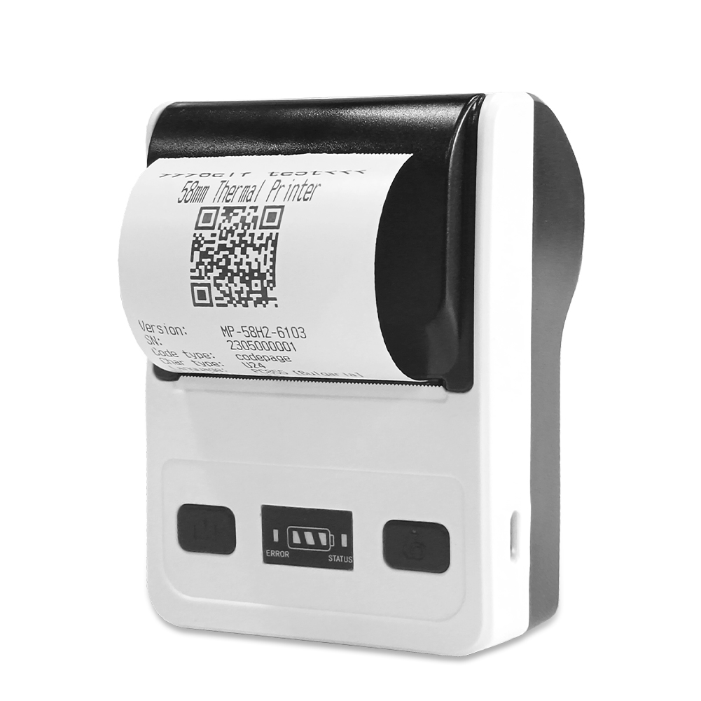 Receipt Printer - Mini Stampante Termica Bluetooth 58mm, Stampante