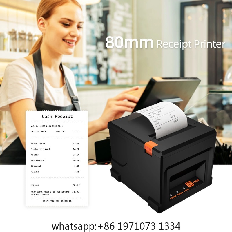 Receipt Printer - 【POS-8360】Stampante per scontrini USB+LAN da 80